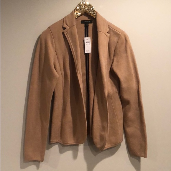 Ann Taylor Jackets & Blazers - BNWT ann taylor knit beige blazer